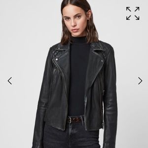 All Saints Best Selling Cargo Leather Biker Jacket